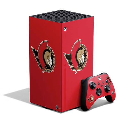 NHL Ottawa Senators Solid Background XBox Series X Digital Edition Bundle Skin